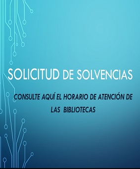 Solicitud de Solvencias