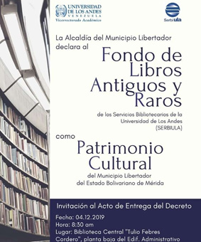Fondo de Libros Antiguos y Raros es Patrimonio Cultural Municipal